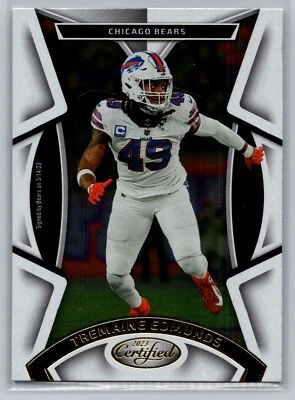 2023 Panini Certified #58 Tremaine Edmunds - Image 1 of 2