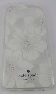Kate Spade NY Hard Shell Hollyhock Floral Cream Case for Galaxy S8 - Picture 1 of 2