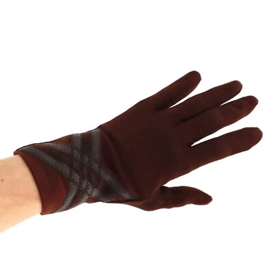 Vintage Driving Gloves Women S/M Brown Classic Boho Bohemian Horse Girl Everyday - Image 1 of 4