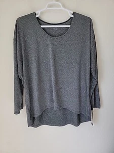 Champion Womens Long Sleeve Athletic T-Shirt Top Plus Grey 2X NEW - Picture 1 of 10