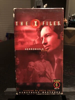 The X-Files Season 4 Vol. 19 (VHS 1999) Herrenvolk and Home Horror CULT RARE OOP - Image 1 of 4