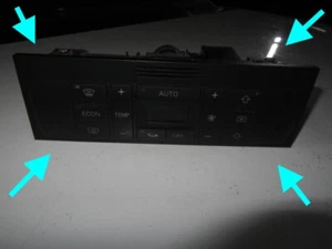 AUDI A2 2004 HEATER AIRCON CONTROLS 35k miles original PRISTINE CONDITION oem - Picture 1 of 9
