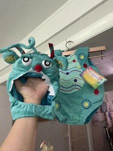 Just Pretend Kids Alien Costume Infant Size 6-12 Months Halloween Outfit - Picture 1 of 14