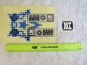HARO M7 MASTER DECALS BLUE BMX STICKER RACING NOS RARE - Picture 1 of 1