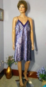 Liz Claiborne Mujer Azul Paisley Satinado Noche 2X - Imagen 1 de 10