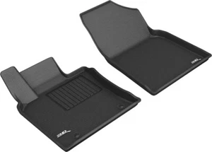 Fit 2019-2019 Toyota Avalon All Weather Front Floor Mat Set Kagu Black - Picture 1 of 5