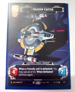 Star Wars Unlimited:  JTLS 'Shadow Caster - Just Business' Prestige 1036 - Picture 1 of 1