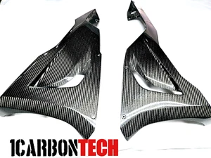 2024-2025 KAWASAKI ZX-6R ZX-636 PANELES INFERIORES DE FIBRA DE CARBONO REAL L-R - Imagen 1 de 7
