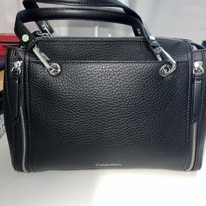 Borsa Calvin Klein Granato Triplo Scomparto Top Cerniera - Foto 1 di 13