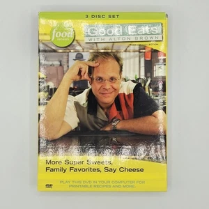 Good Eats 3 Disc Set More Super Sweets, Family Favorites, Say Cheese (Used) - Picture 1 of 8