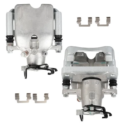 Rear Pair Brake Calipers w/ Bracket Accessories For 2014-2018 Chevrolet Impala - Image 1 of 4