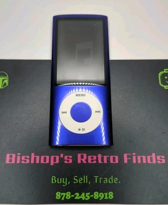 Apple iPod nano 5ta Generación Azul (8GB) Probado * A1320 Foto 1 de 4