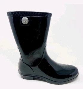 UGG Sienna Damen-Regenstiefel glänzende Oberfläche Größe 9 - Bild 1 von 3