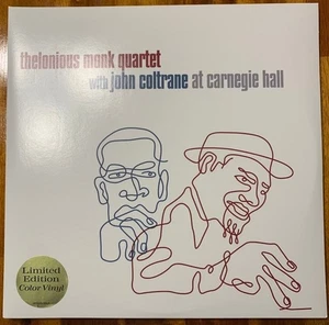 Thelonious Monk Quartet with John Coltrane at carnegie hall Vinyl Lt Ed Colored - Picture 1 of 3