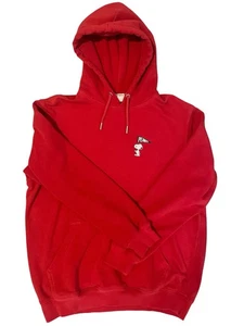 H&M Peanuts Snoopy rot Sweatshirt Hoodie Herren kleines Beutel Tasche - Bild 1 von 7