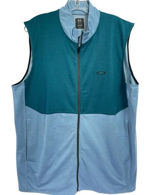 Oakley Full Zip Vest Mens XL Blue Casual Golf Layering Casual Travel (L35) NW/OT - Image 1 of 4