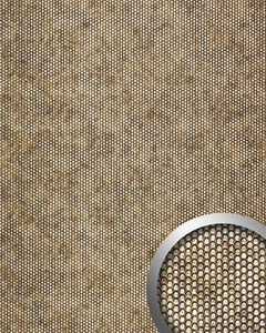 WallFace 17243 RACE Panel de Pared Diseño Placa 3D Decoración Redonda Bronce Plata 2,60 m2 - Imagen 1 de 2