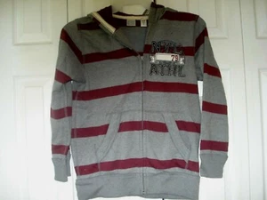 Sudadera con capucha para niños gris/vino talla 8 Canyon River blues - Imagen 1 de 2