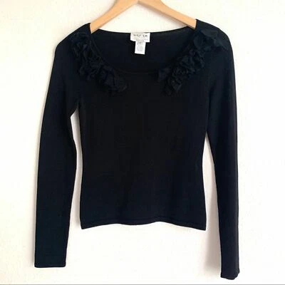 Oscar de la Renta petite suéter con volantes mezcla lana Foto 1 de 4