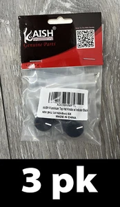3pk KAISH K1828-Negro Aluminio Top Hat Perillas con Indicador, Negro - Imagen 1 de 5