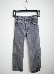 VTG 90's Levis 305 Black Tab Size 6 Slim Black Denim Jeans Boy's Toddler EUC - Picture 1 of 6