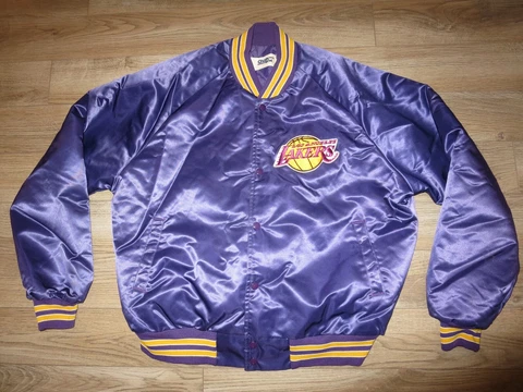 LA Lakers Los Angeles NBA Chalkline Basketball Jacket XL mens Cover
