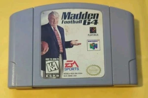 Madden Football 64 (Nintendo 64, 1997) Probado Auténtico N64 - Imagen 1 de 4