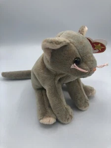 Ty Beanie Babies Scat Cat 1999 PE Pellets VTG 90s Baby Stuffed Animal Toy Plush - Imagen 1 de 15