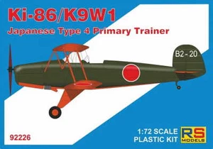 RS MODELS 92226 - 1:72 Ki-86/K9W1 Allenatore Primario Giapponese Tipo 4 - Foto 1 di 3