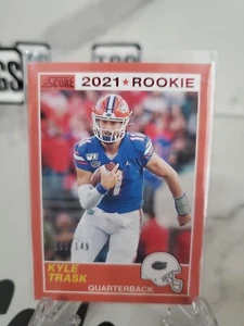 KYLE TRASK 2021 PANINI CHRONICLES SCORE  DP #65 RED ROOKIE SERIAL #108/149 - Picture 1 of 2