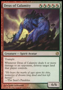 DEUS OF CALAMITY NM Heroes vs Monsters MTG Red/White - Spirit Rare - Picture 1 of 1