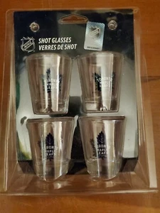 Toronto Maple Leafs NHL Shot Glass Set Of Four New - Bild 1 von 5