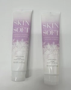 (Lot Of 2) Avon Skin So Soft Winter Lavender Hand Cream  3.4 oz SEALED - Picture 1 of 8