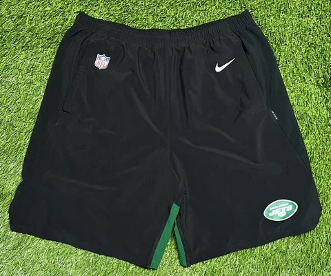 Team Issued Nike Dri-Fit On Field New York Jets NFL Shorts XL Game Worn Players Cover