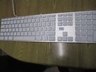Apple A1243 Wired Aluminium Keyboard - White Faulty For Keys