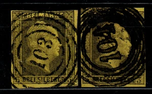 Preußen 4, O, 2 Werte knapp geschnitten, 103,104-BERLIN - Bild 1 von 1