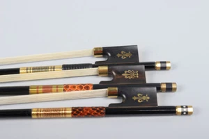 3pcs Violin bow Carbon fiber 4/4 Full size violin Straight High Quality #R92 - Picture 1 of 1