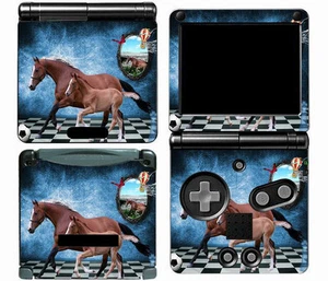 Horses 021 Vinyl Decal Skin Cover Sticker for Game Boy Advance GBA SP - Picture 1 of 1