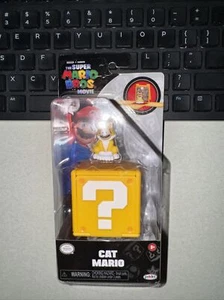Jakks Pacific Super Mario Bros Movie Cat Mario 1,25 in Mini Figur% - Bild 1 von 7