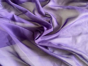 Paquete 5 Metros Púrpura Premium Tela de Gasa Suave para Vestido Costura Artesanal Hágalo Usted Mismo - Imagen 1 de 7