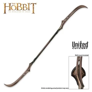 LOTR Lord of the Rings Hobbit Mirkwood Elves Double Bladed Polearm UC3043 - Picture 1 of 2