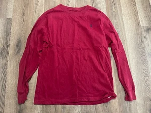 Polo Ralph Lauren Shirt, Girl's Size Large, Red, Long Sleeve - Picture 1 of 11