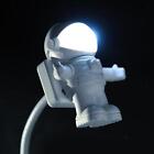 Astronautenförmiges Nachtlicht USB Flexible Langarm Leselampe Nachttischlampe