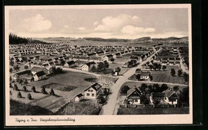 Töging a. Inn., Blick auf Vierjahresplansiedlung, Ansichtskarte - Picture 1 of 2