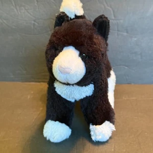 Douglas Katze Plüsch schwarz weiß Snippy Kätzchen Mini realistisch Tier Spielzeug Stiefel 4092 - Bild 1 von 7