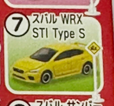 Takara Tomy Tomica SUBARU WRX STI Type S 1:62 with Sign Board - Image 1 of 2