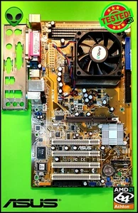 ASUS K8U-X + CPU ATHLON64 3200+ SCHEDA MADRE SOCKET 754 AGP8X DDR - Imagen 1 de 2