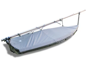 Cubierta de cubierta de velero Laser II - poliéster gris carbón cubierta superior barco - hecha en EE. UU. - Imagen 1 de 2
