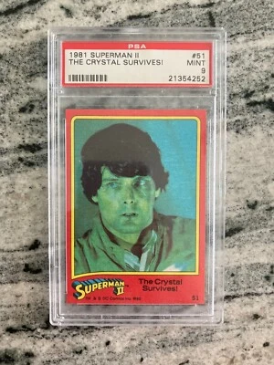 The Crystal Survives! 1981 Superman II #51 PSA Graded Mint "9" POP 5 None Higher - Image 1 of 2