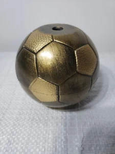 Lote al por mayor de 25 piezas de trofeo de fútbol de plástico dorado bronce de 3 1/2" insertos de copa - Imagen 1 de 3